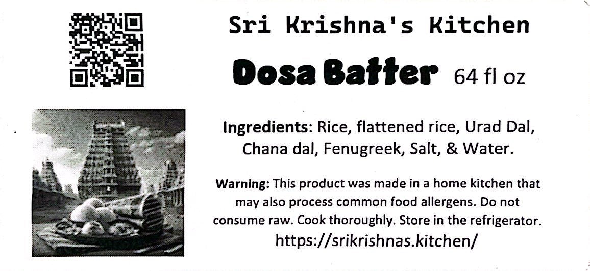 Dosa-Idli Duo Pack (1 Idli Batter and 1 Dosa Batter) - 2 X 64 fl oz