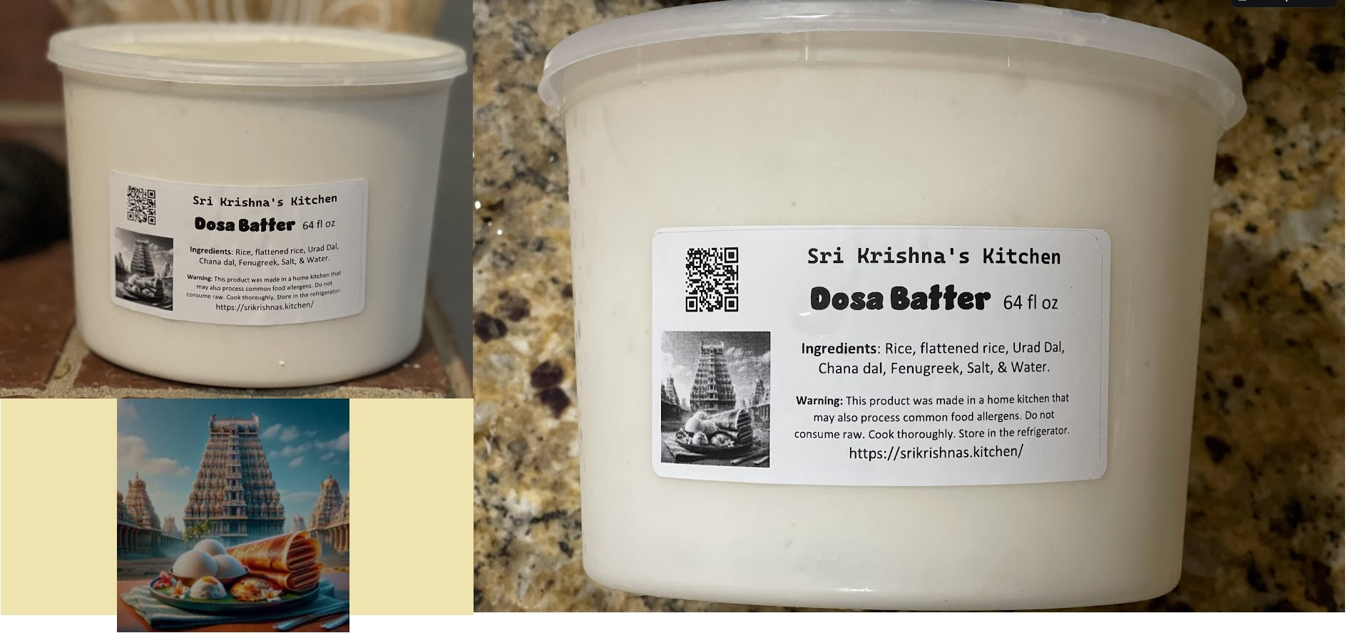 DOSA BATTER Twin pack - 2 X 64 fl oz – SriKrishnas Kitchen